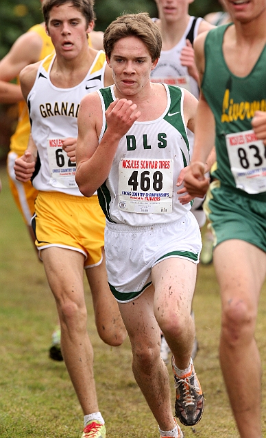 2010NCSXC BD1-1949.JPG - 2010 North Coast Section Cross Country Championships, Hayward High School, Hayward, California